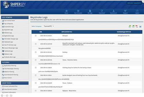 Sniper Spy keylogger great paid alternative